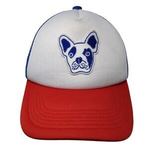 French Bulldog Snapback Trucker Hat Multi One Size Mesh Back Charlotte Russe